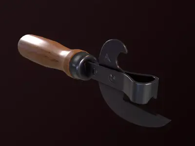 Can opener Low-poly 3D model buy