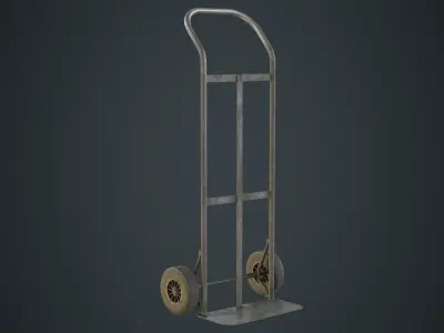 Hand Truck 4B Low-poly 3D model