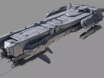 Battlecruiser Class A 3D model