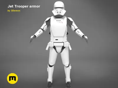 Jet Trooper full armor 3D print model