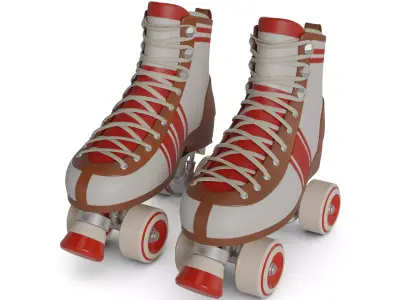 Quad Roller Skate 3D model order