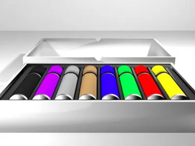 Drawing Tool - Marker Color 3D model