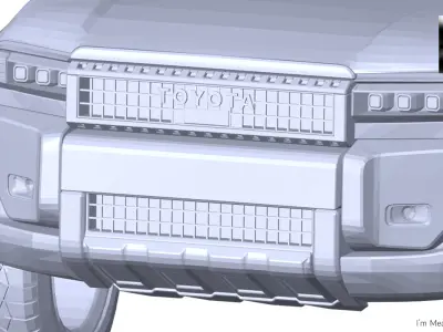 2024 2025 TOYOTA Land Cruiser PRADO 1958 3D Scan Surface Data 3D model