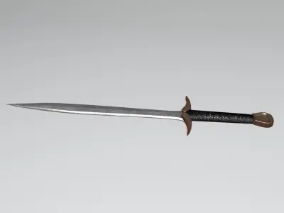 Medieval Sword Free 3D model