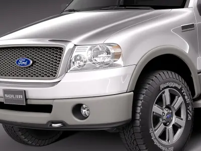 Ford F-150 Crew Cab 2004-2007 3D model