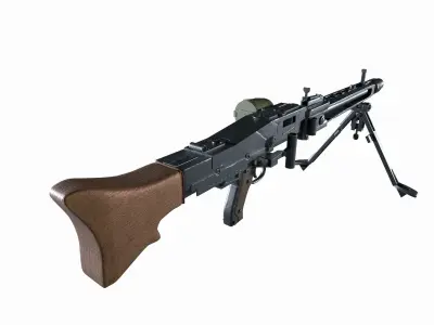 Machine Gun 42 3D model
