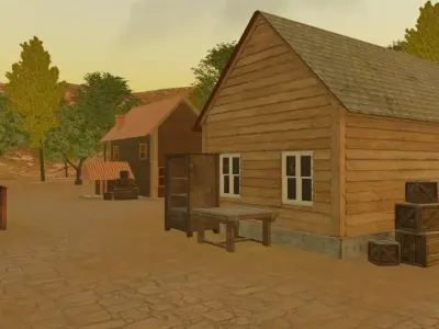 Hazy Village 3D model