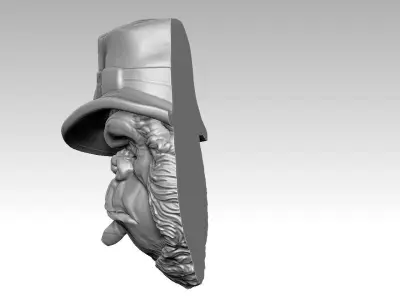 Monkey gorilla chief boss  3D print model