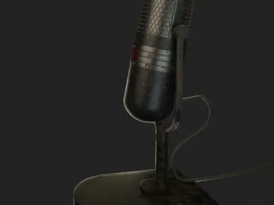 Old microphone 3D Model  3D model