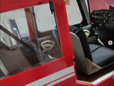 Super Decathlon Interior set - Full Cockpit 3D print model
