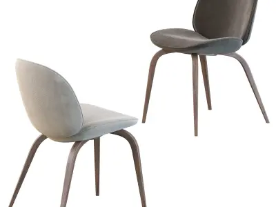 Beetle Dining Chair 3D model