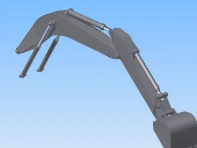 CASE CX350B Free 3D model