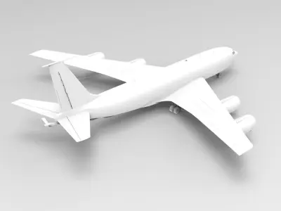 Boeing KC-135 Stratotanker 3D model purchase