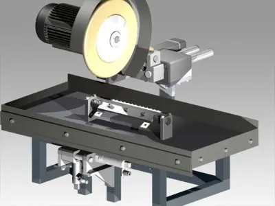 Cutting Blade Sharpener 3D model