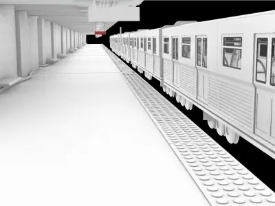 Train - 3D model 3D model