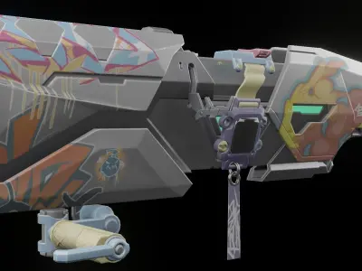 Raze RPG - Rigged Low-poly 3D model