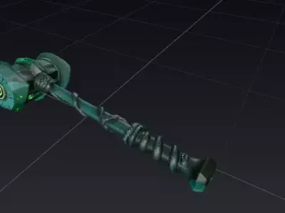 Hammers Elemental Pack Game Ready 3D Weapons Low-poly 3D model