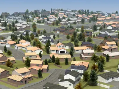 Residential Development 3D model