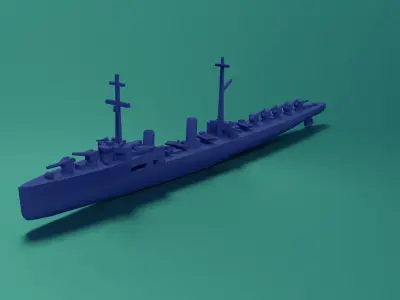 Okhotnik destroyer 1917 3D print model