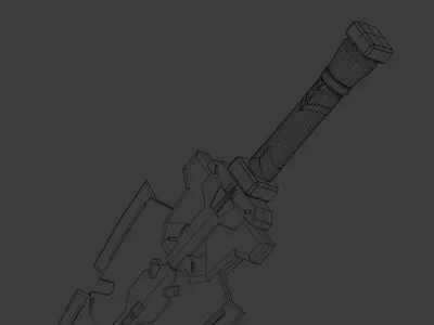 Energy Sword  Low-poly 3D model