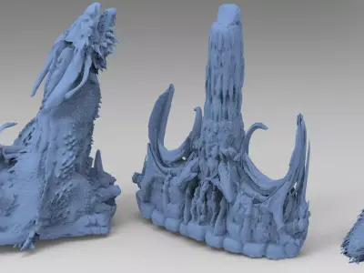 Dragon Stone Ruin Rock Collection 1  3D model