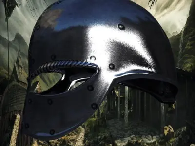 viking helmet 2 Low-poly 3D model