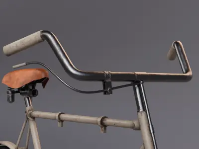 Old Bike 1960s 3D model