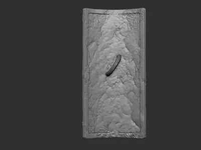 ZbrushShield HighPoly 3D model 3D model