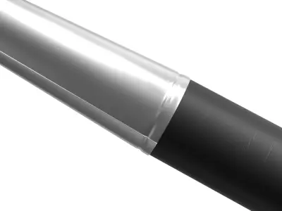 Artistic Paintbrush Round PBR 2 3D model