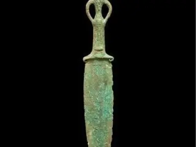 Bronze dagger Dong Son Culture Low-poly 3D model
