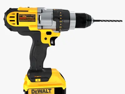 Cordless Drill 3D model 3
