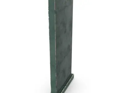 Street Advertising Billboard 12 Low-poly 3D model