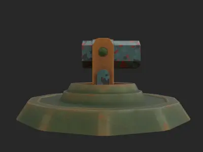 Missile Launcher Game Asset Low-poly 3D model