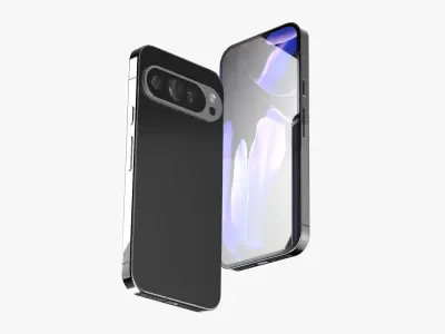 Google Pixel 9 Pro Obsidian 3D model purchase