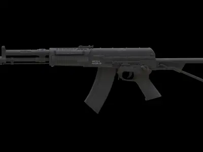 AEK 971 Low Poly Low-poly 3D model