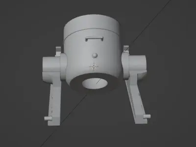 CANNON 3D metal 3D model
