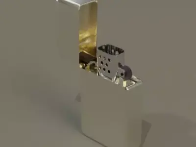 CigaretteLighter zippo 3D model
