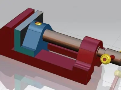 Bench vice Free 3D model buy