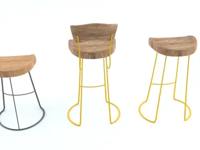 Bar Chair Free 3D model