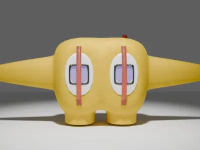 LowPoly JetPack Package  Low-poly 3D model