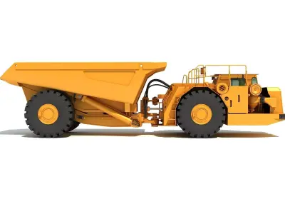 Articulated Mining Truck 3D model