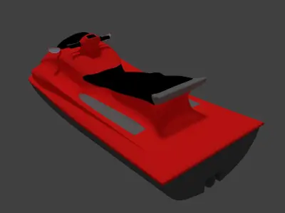 JetSki - Water Scooter 3D Model 3D model