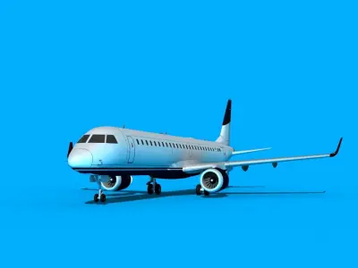 Embraer Emb-190 Cobham 2 3D model