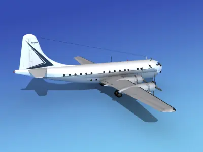 Boeing 377 Corporate 3 3D model