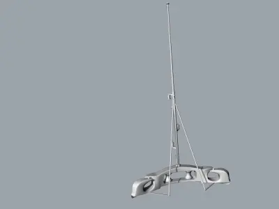 ensign staff 3D print model