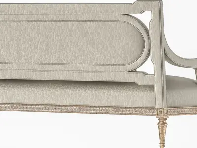 jumbo collection satin sofa 3D model