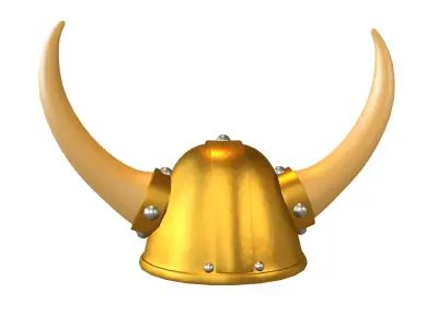 Viking Hat V1 005 Low-poly 3D model