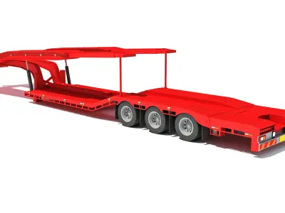 Platform Transporter Trailer 3D model