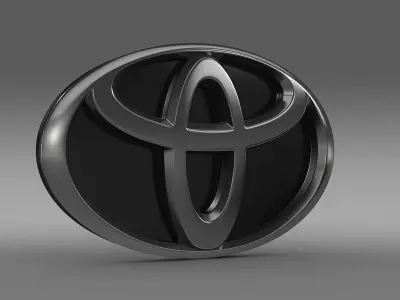 Toyota Motors Logo 3D model