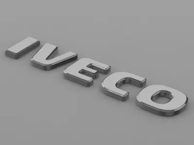 iveco logo 3D model